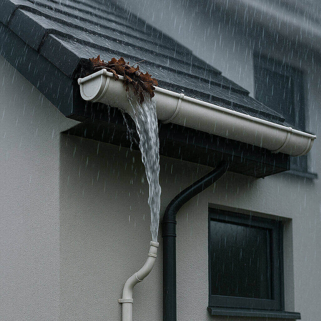 Débouchage eaux pluviales – Gouttières